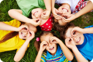 Children at Puzzle Box Academy