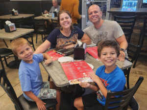 Family participating in Early Intervention Program